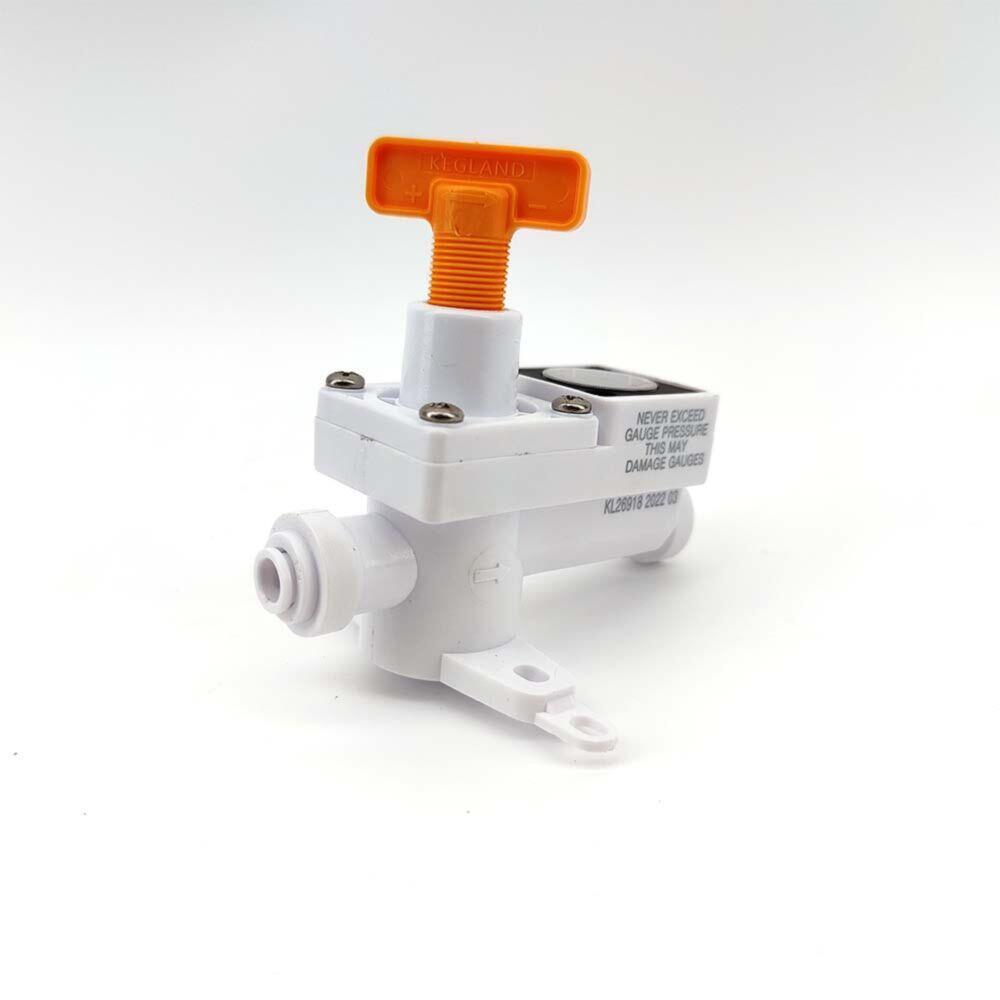 Duotight Inline Regulator 6.35mm med manometer 0-150psi