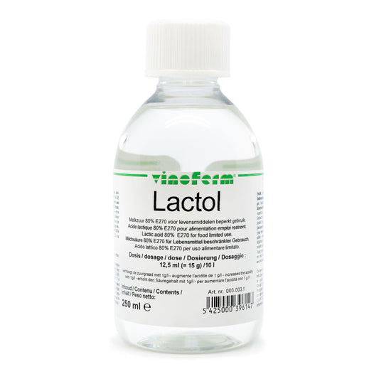 Lactic Acid 250 ml lactol - Melkesyre 80%