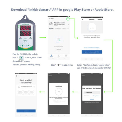 INKBIRD WIFI ITC-308 DUAL TEMPERATURE CONTROLLER