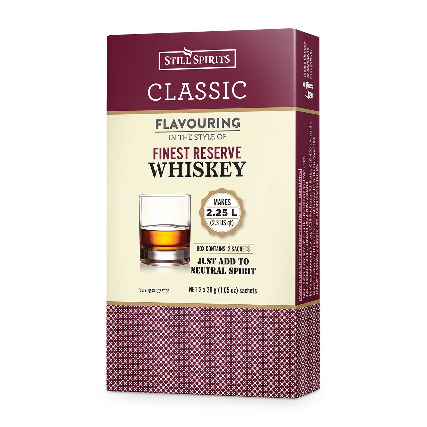 Finest Reserve Whiskey essence 2x30g