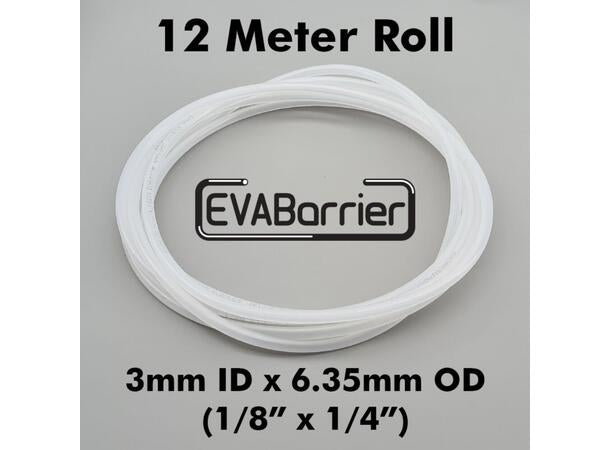 12 m EVABarrier 3mm ID x 6.35mm OD
for øl og CO2. 1/8" ID x 1/4" OD