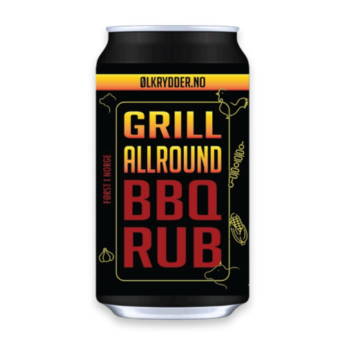 Grillkrydder Allround grill BBQ RUB Kun 18% salt