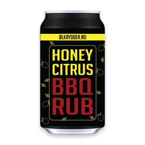 Grillkrydder Honey citrus BBQ RUB Kun 16 % salt
