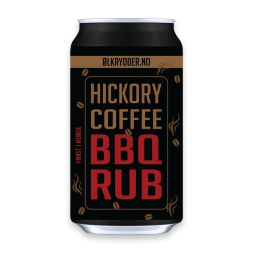 Grillkrydder – Hickory coffee BBQ RUB Kun 18% salt