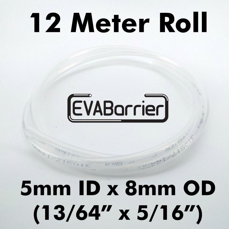 12m EVABarrier® Øl- og CO2-slange - 5 mm ID x 8 mm OD (13/64" ID x 5/16" OD)