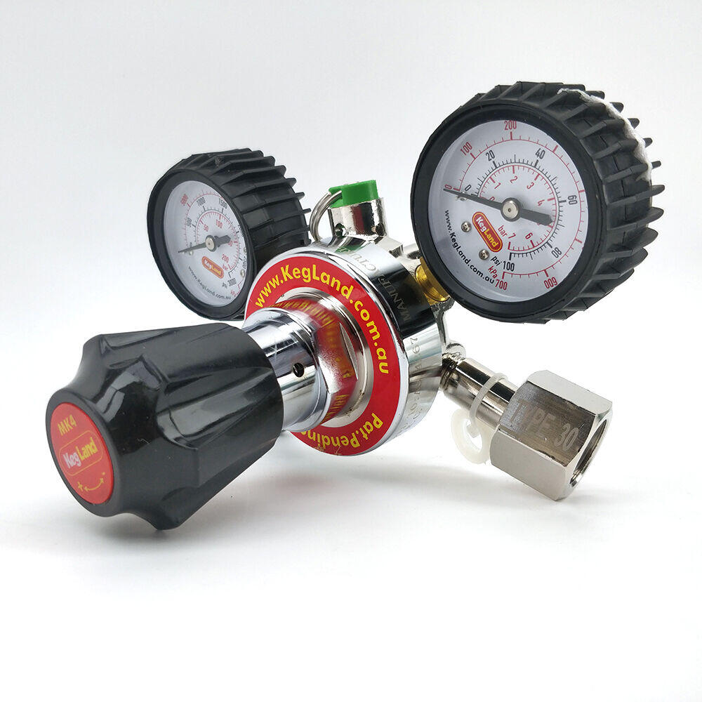 MK4 CO2 Regulator with 1 output, DuoTight 8mm included