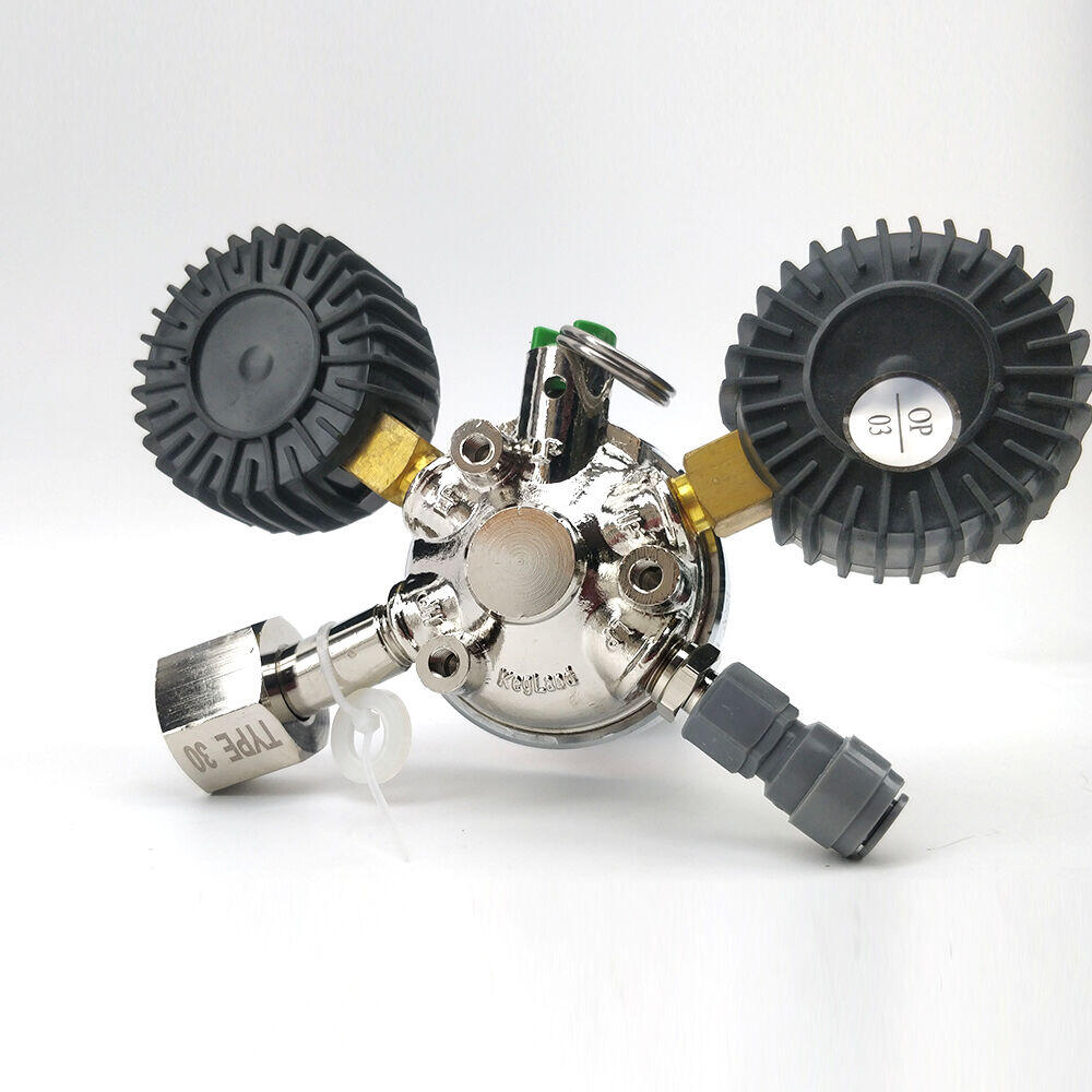 MK4 CO2 Regulator with 1 output, DuoTight 8mm included