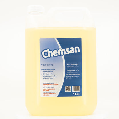 Chemsan 5 liters of foaming, acidic fabric softener