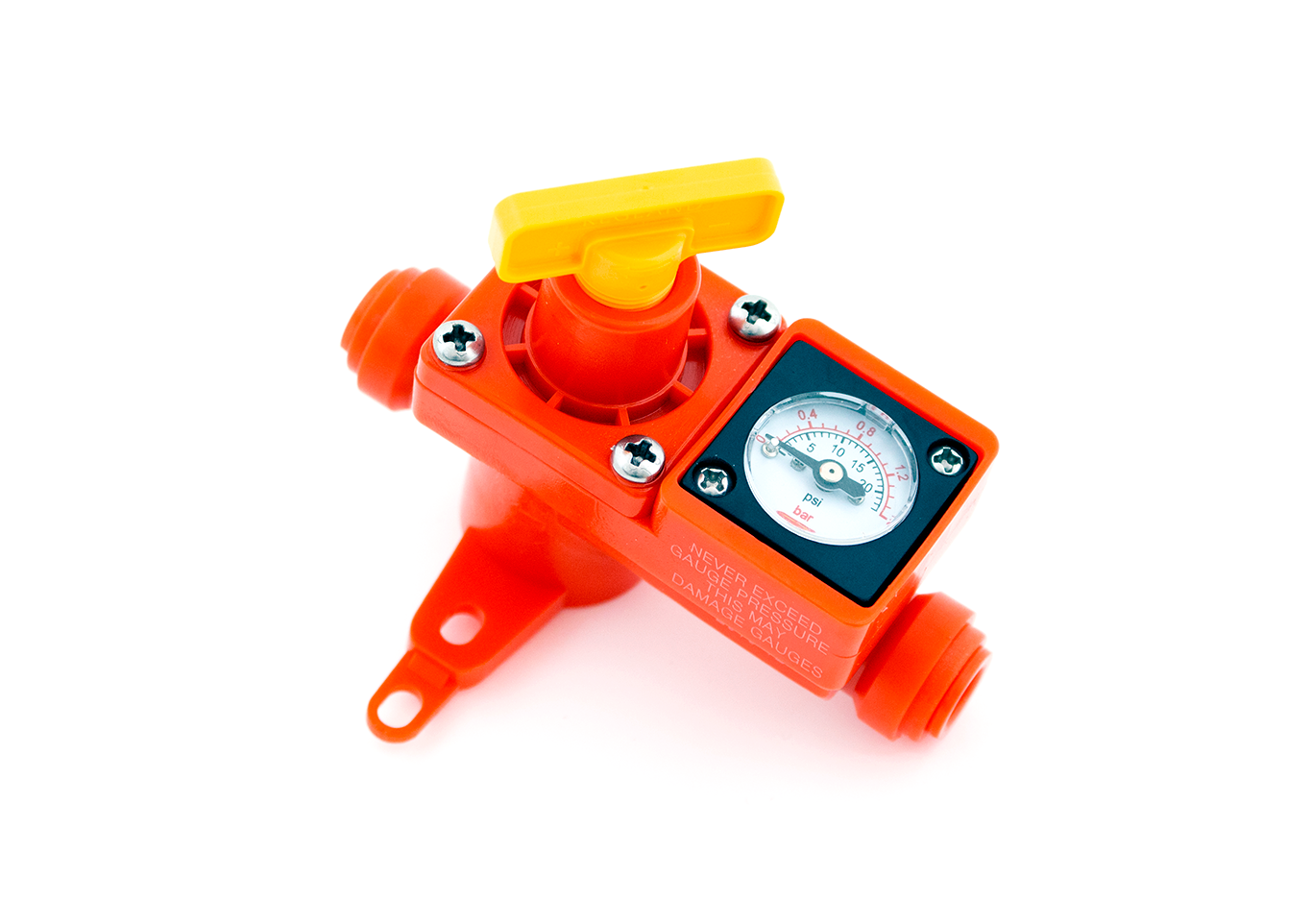 Duotight Blowtie 2 Spunding valve inline overtrykksventil med manometer