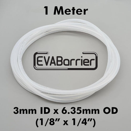 1m EVABarrier® Slange 3 mm ID x 6.35 mm OD for Øl og CO2 - 1/8" ID x 1/4" OD