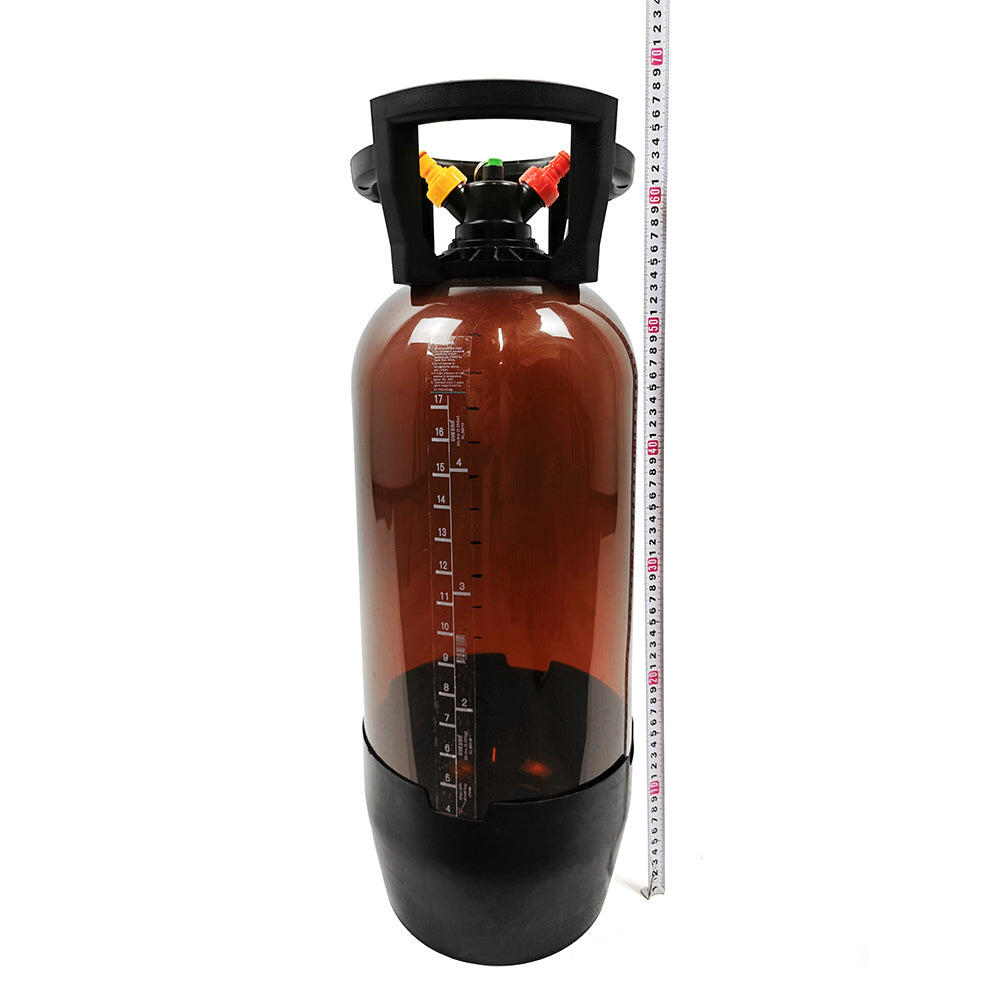 Oxebar 20L Amber PET Keg Polymerfat med ball lock-tilkoblinger