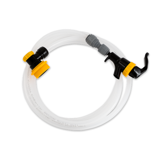 Premium Tappeslange med Ball Lock og Kran - 2 Meter (4mm)