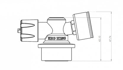 SPUNDY COMPACT SPUNDING VALVE - KEG KING