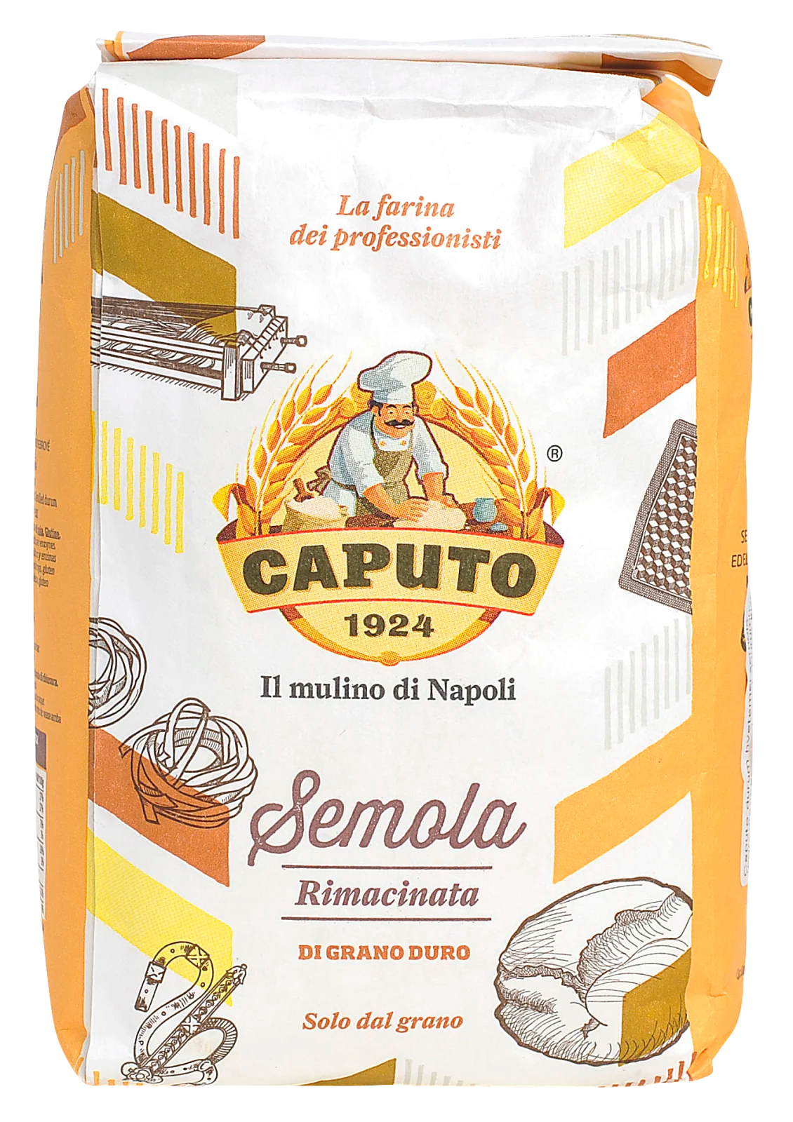 Caputo Durum Wheat Flour Semola, 1 kg - Italian Premium Quality