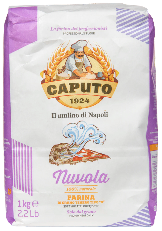 Caputo Nuvola 1 kg - Profesjonelt Pizzamel for Luftige Pizzabunner